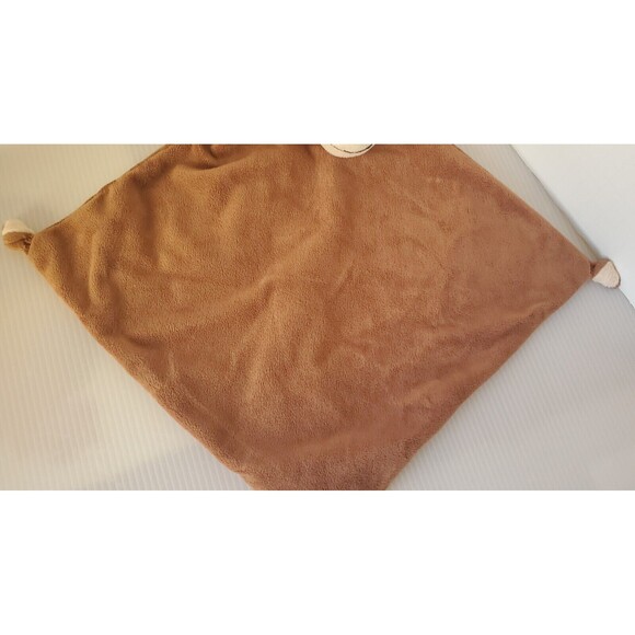 Brown Monkey Animal Baby Cubbie Security blanket Lovey Plush Zoo Jungle Knots - Picture 5 of 8